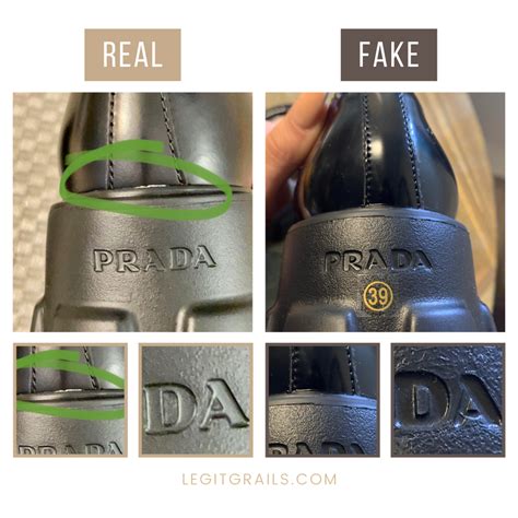 prada loafers fake vs real|real prada loafers.